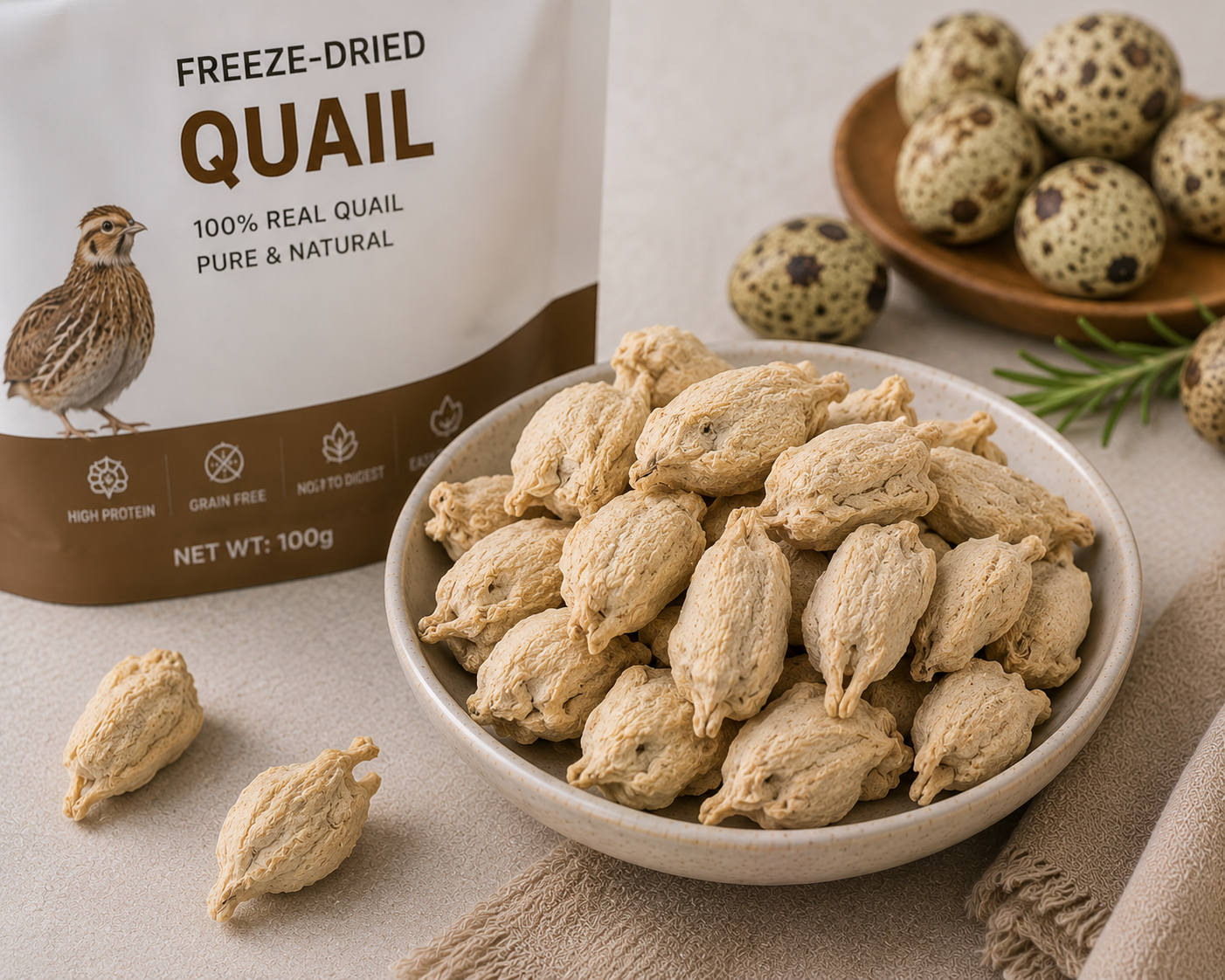 Whole quail