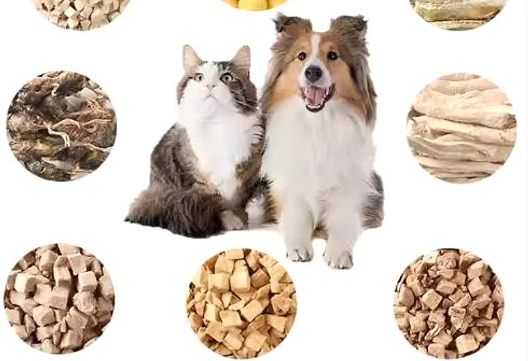Freeze-dried pet food sourcing